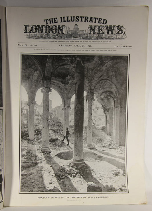 The Illustrated London News April 26, 1919 Trotsky Lenin Shakespeare L001810