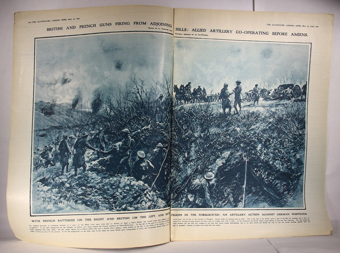 The Illustrated London News May 11, 1918 Seeking Information As To Enemy L001820