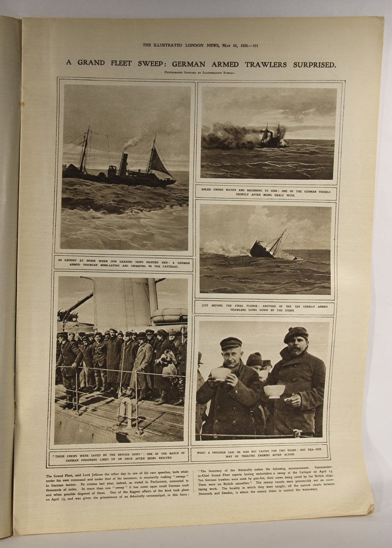 The Illustrated London News May 11, 1918 Seeking Information As To Enemy L001820