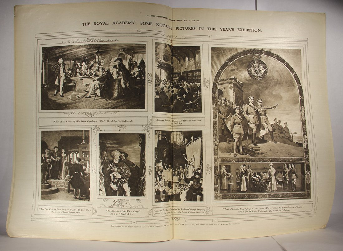 The Illustrated London News May 11, 1918 Seeking Information As To Enemy L001820