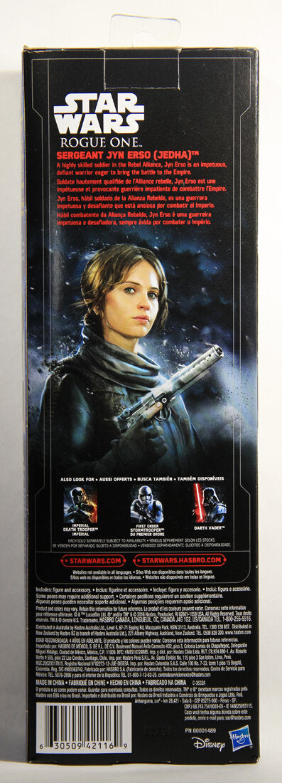 Star Wars Jyn Erso Jedha Rogue One Action Figure 12 Inch L001881