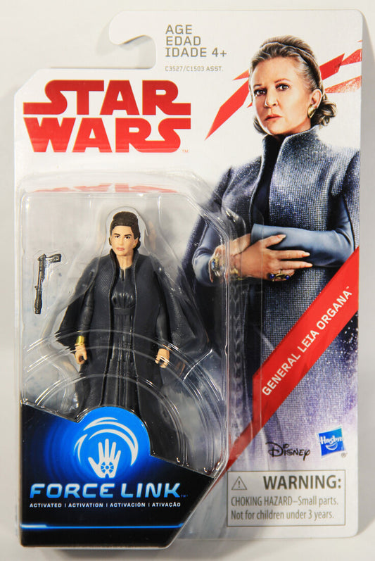 Star Wars General Leia Organa The Last Jedi 3.75 Inch Action Figure MOC L001899