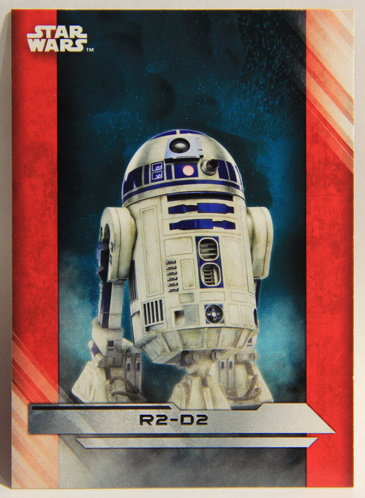 Star Wars The Last Jedi 2017 Trading Card #13 R2-D2 ENG L001958