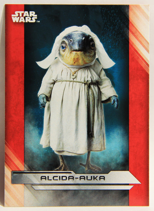 Star Wars The Last Jedi 2017 Trading Card #30 Alcida-Auka ENG L001966