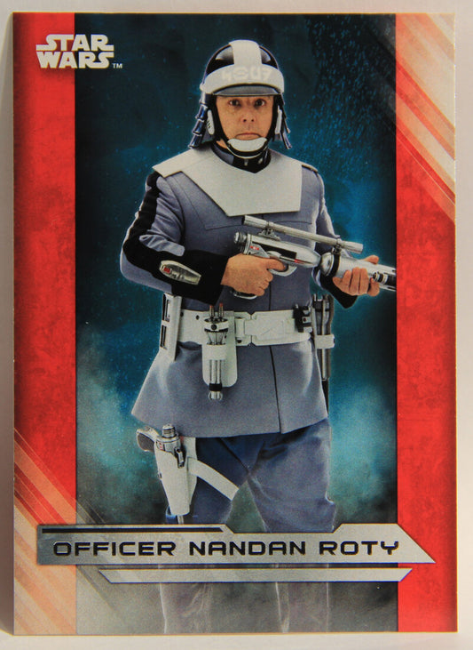 Star Wars The Last Jedi 2017 Trading Card #39 Officer Nandan Roty ENG L001970