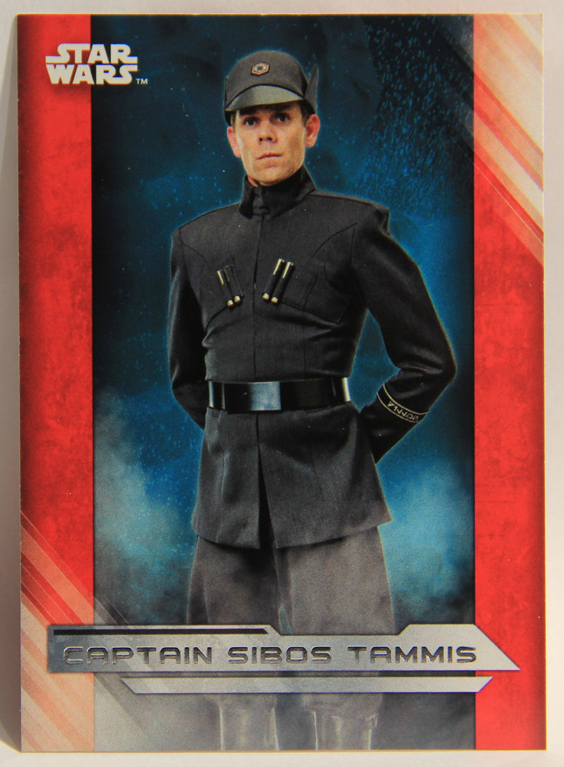 Star Wars The Last Jedi 2017 Trading Card #55 Captain Sibos Tammis ENG L001974
