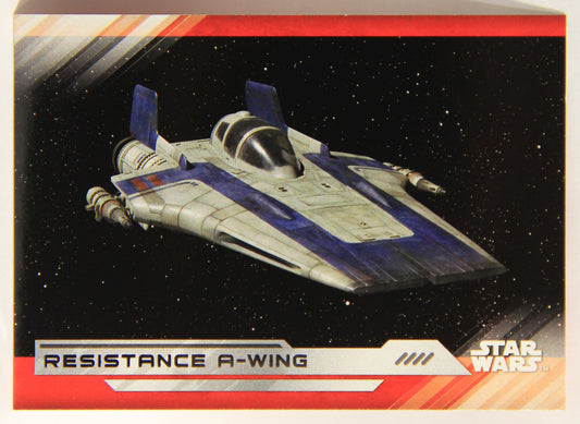 Star Wars The Last Jedi 2017 Trading Card #68 Resistance A-Wing ENG L001979