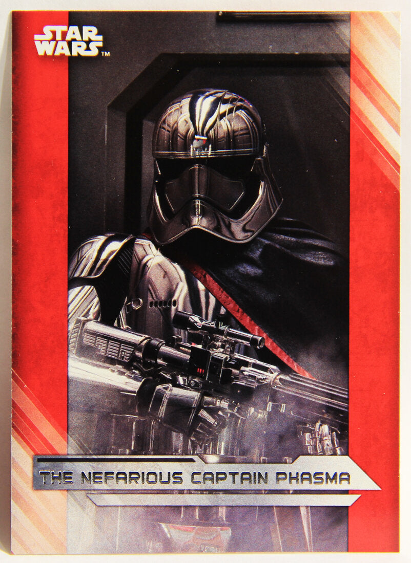 Star Wars The Last Jedi 2017 Trading Card #77 The Nefarious Captain Phasma ENG L001984