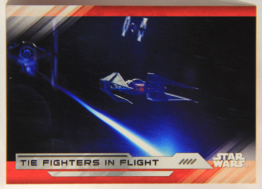 Star Wars The Last Jedi 2017 Trading Card #94 TIE Fighters In Flight ENG L001986