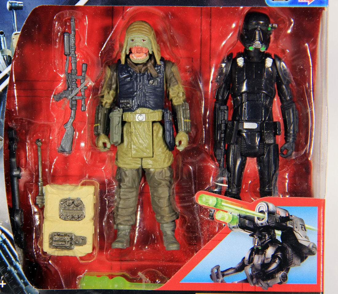 Star Wars Rebel Commando Pao VS Death Trooper Rogue One 2-Pack Action Figures L002007