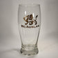McAuslan Brewery Beer Pint Glass Canada Montreal Dragon Logo L002229
