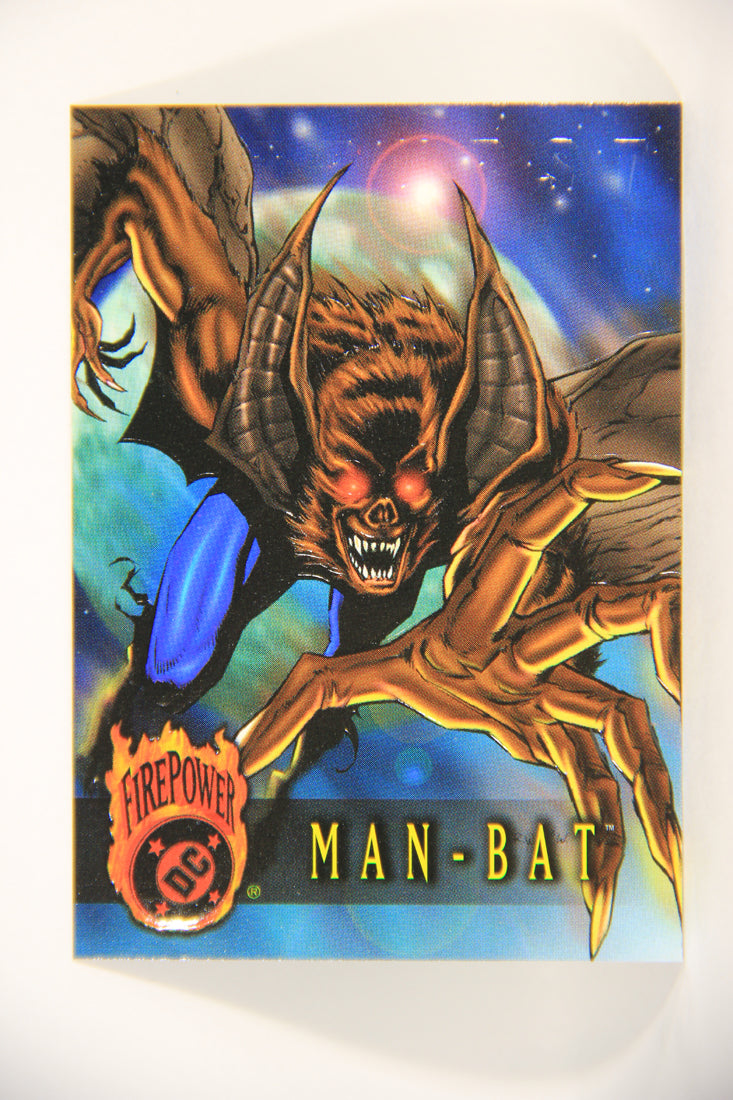 DC Outburst Firepower 1996 Trading Card #24 Man-Bat Embossed Card L002657