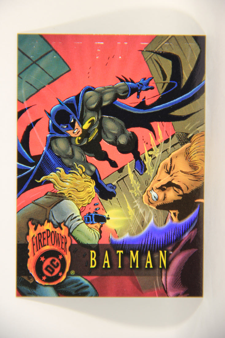 DC Outburst Firepower 1996 Trading Card #25 Batman Embossed Card L002658