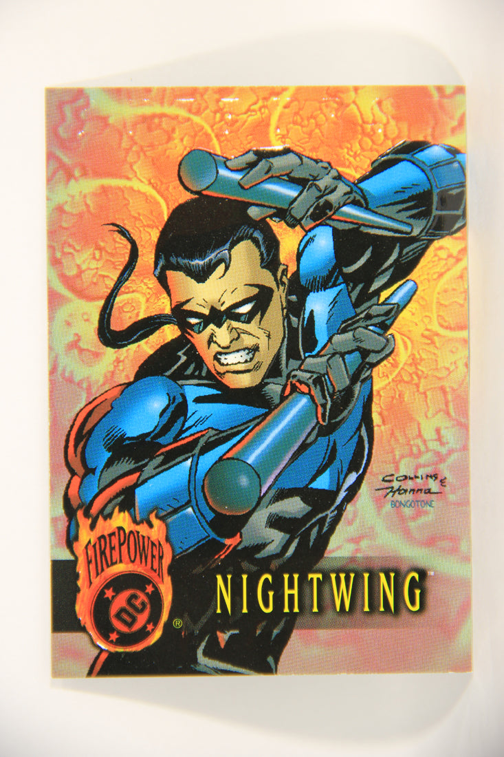 DC Outburst Firepower 1996 Trading Card #27 Nightwing Embossed Card L002660