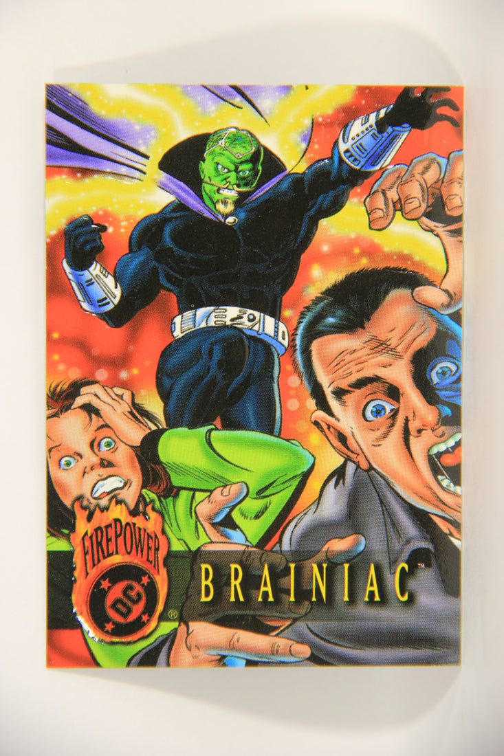 DC Outburst Firepower 1996 Trading Card #54 Brainiac Embossed Card L002684