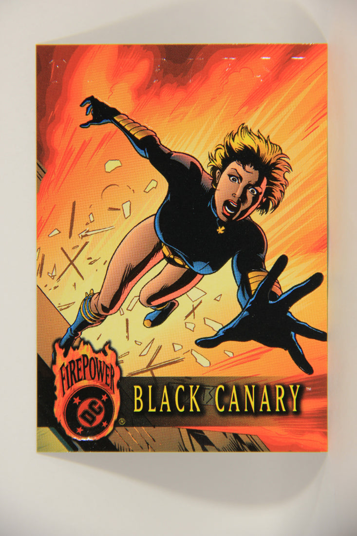 DC Outburst Firepower 1996 Trading Card #67 Black Canary Embossed Card L002695