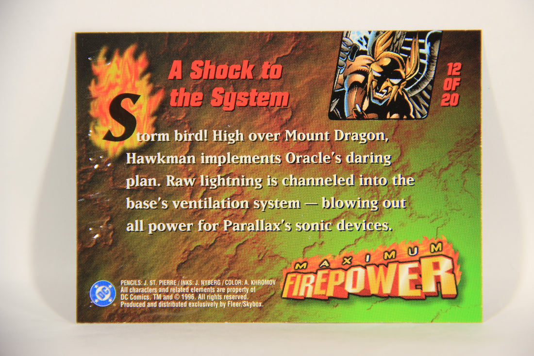 DC Outburst Firepower 1996 Card #12 Of 20 A Shock To The System Chase Card L002710