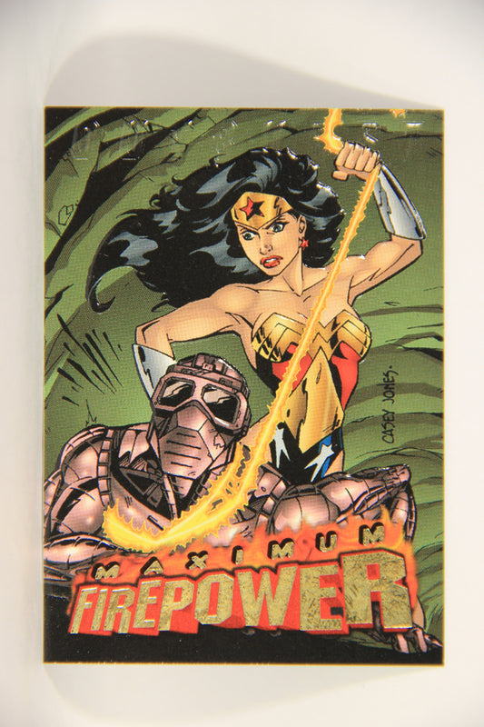 DC Outburst Firepower 1996 Card #14 Of 20 Down For The Count Embossed Chase Card L002712