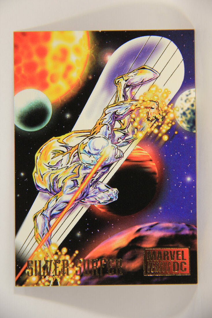 DC Versus Marvel Comics 1995 Trading Card #9 Silver Surfer ENG L002831
