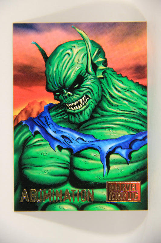 DC Versus Marvel Comics 1995 Trading Card #29 Abomination ENG L002846