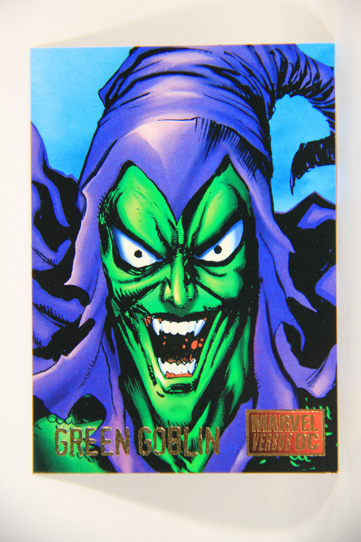 DC Versus Marvel Comics 1995 Trading Card #33 Green Goblin ENG L002848