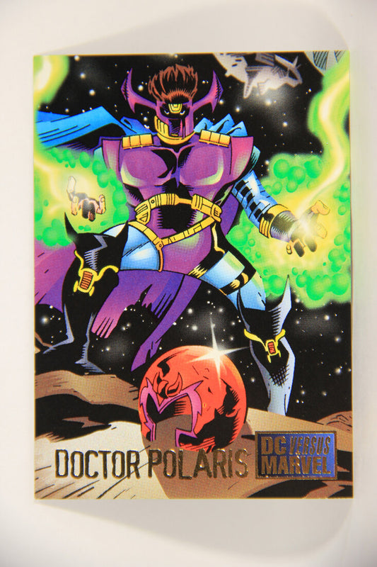 DC Versus Marvel Comics 1995 Trading Card #44 Doctor Polaris ENG L002856