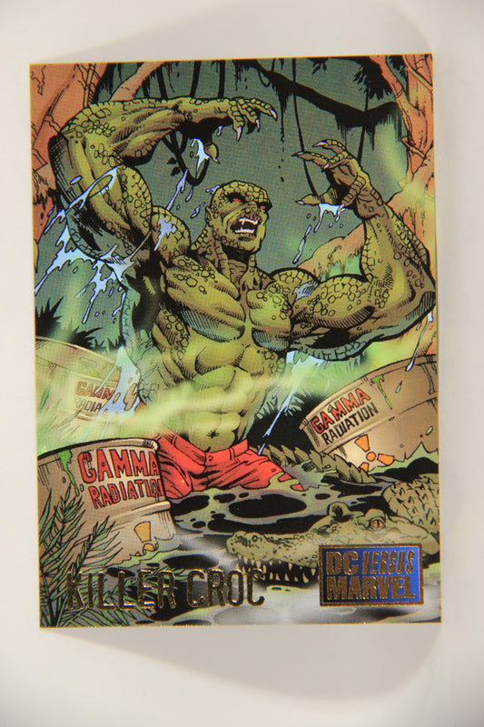 DC Versus Marvel Comics 1995 Trading Card #48 Killer Croc ENG L002859