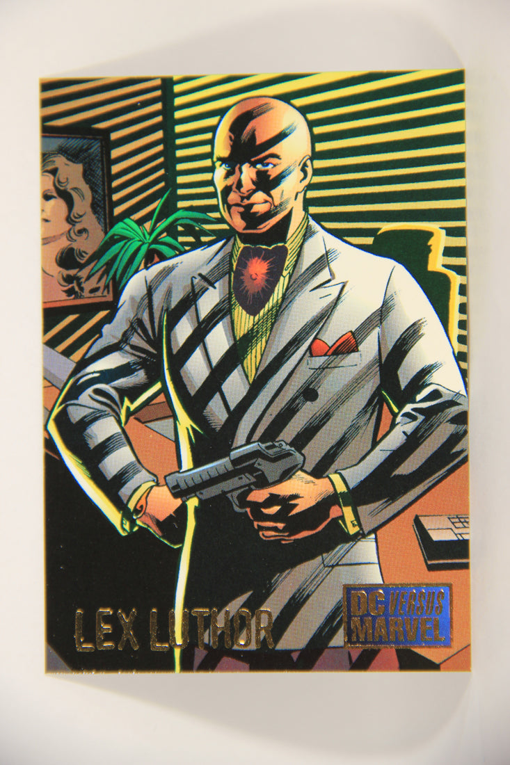 DC Versus Marvel Comics 1995 Trading Card #49 Lex Luthor ENG L002860