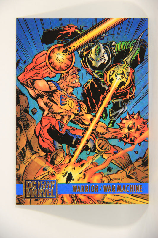 DC Versus Marvel Comics 1995 Trading Card #68 Warrior Vs War Machine ENG L002872