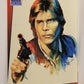 Star Wars Galaxy 1993 Topps Trading Card #7 Han Solo Artwork ENG L002900