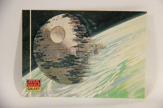 Star Wars Galaxy 1993 Topps Trading Card #26 The Death Star Artwork ENG L002919