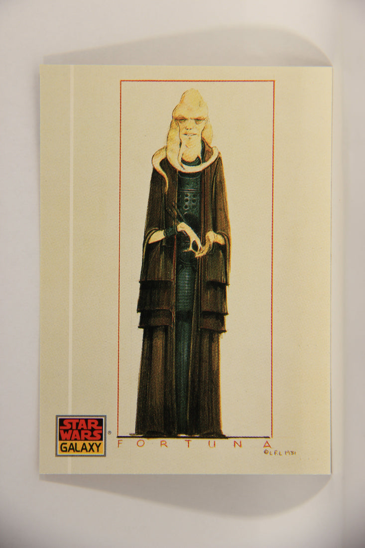 Star Wars Galaxy 1993 Topps Trading Card #37 Bib Fortuna Artwork ENG L002929