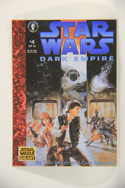 Star Wars Galaxy 1993 Topps Card #63 Dark Empire Artwork ENG L002952