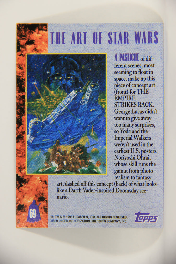 Star Wars Galaxy 1993 Topps Card #69 A Pastiche Artwork ENG L002958