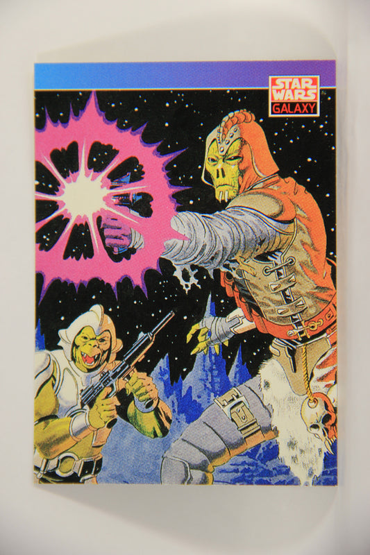 Star Wars Galaxy 1993 Topps Card #95 Mercenaries Artwork ENG L002983