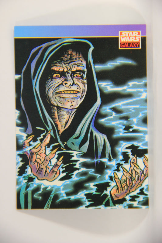 Star Wars Galaxy 1993 Topps Card #132 The Emperor Artwork ENG L003020