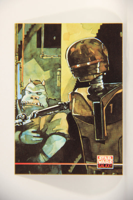 Star Wars Galaxy 1994 Topps Card #247 EV-9D9 Torture Droid Artwork ENG L003032