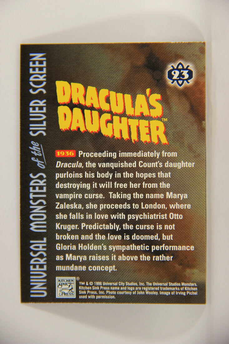 Universal Monsters Of The Silver Screen 1996 Trading Card #23 Dracula's Daughter 1936 L003059