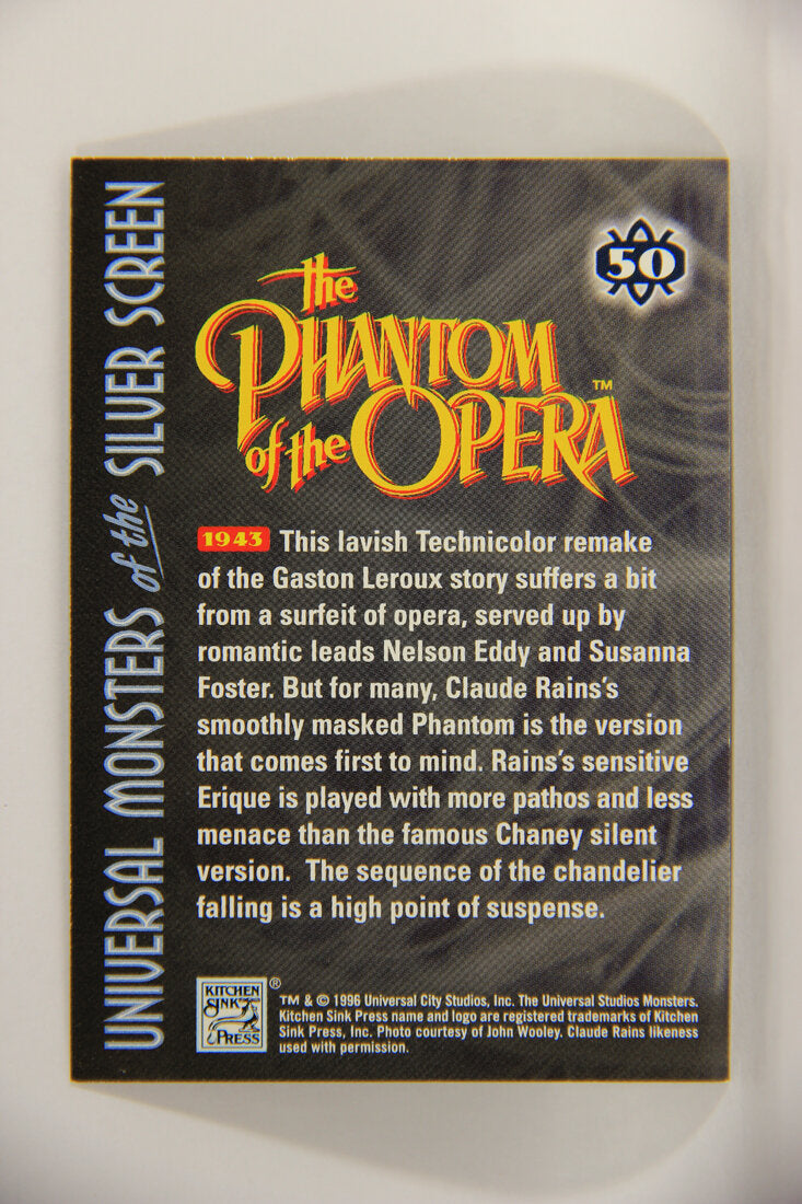 Universal Monsters Of The Silver Screen 1996 Trading Card #50 The Phantom Of The Opera 1943 L003083