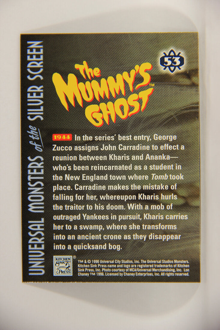 Universal Monsters Of The Silver Screen 1996 Trading Card #53 The Mummy's Ghost 1944 L003086