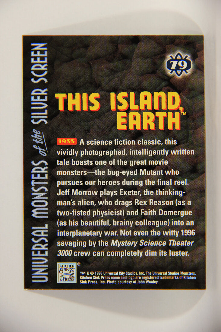 Universal Monsters Of The Silver Screen 1996 Trading Card #79 This Island Earth 1955 L003109