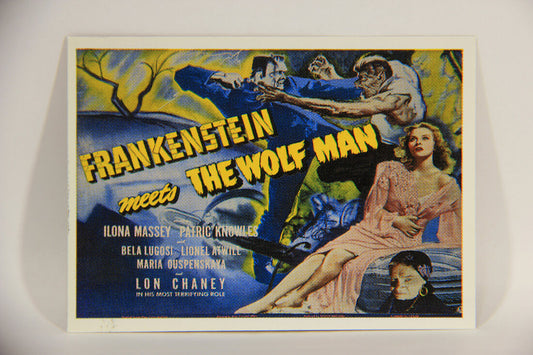 Universal Monsters Of Silver Screen 1996 Sticker #S7 Frankenstein Meets The Wolfman 1942 L003126