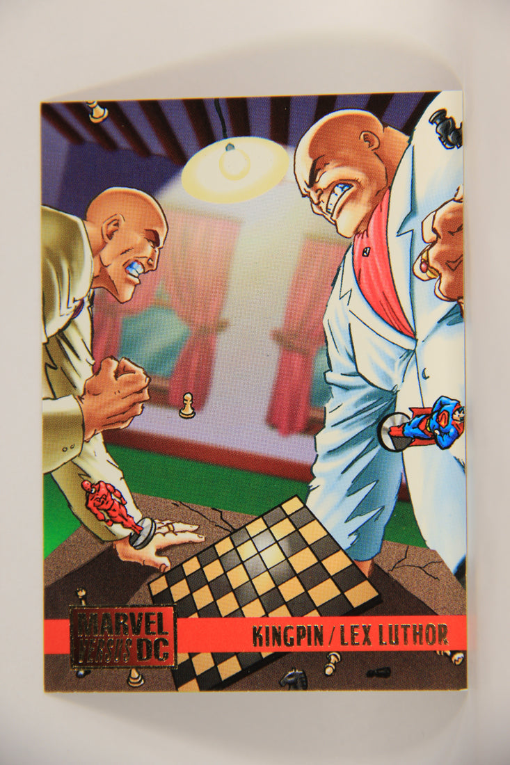 DC Versus Marvel Comics 1995 Trading Card #97 Kingpin Vs Lex Luthor ENG L003231