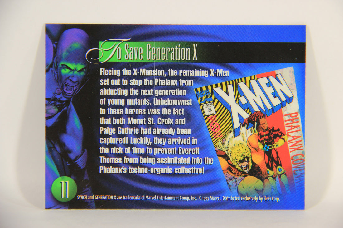 Marvel Annual 1995 Trading Card #11 Synch ENG Fleer L003415