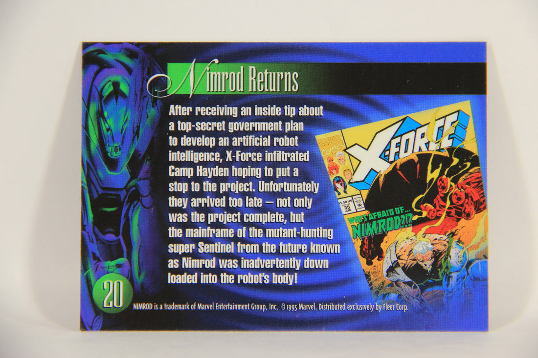 Marvel Annual 1995 Trading Card #20 Nimrod ENG Fleer L003424