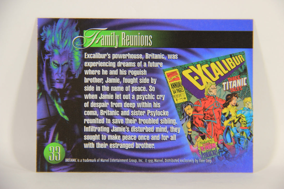 Marvel Annual 1995 Trading Card #33 Britanic ENG Fleer L003436