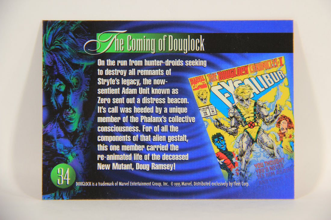Marvel Annual 1995 Trading Card #34 Douglock ENG Fleer L003437