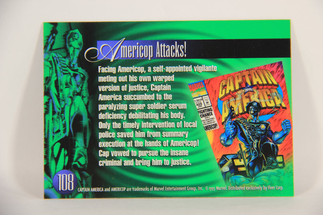 Marvel Annual 1995 Trading Card #108 Americop ENG Fleer L003511