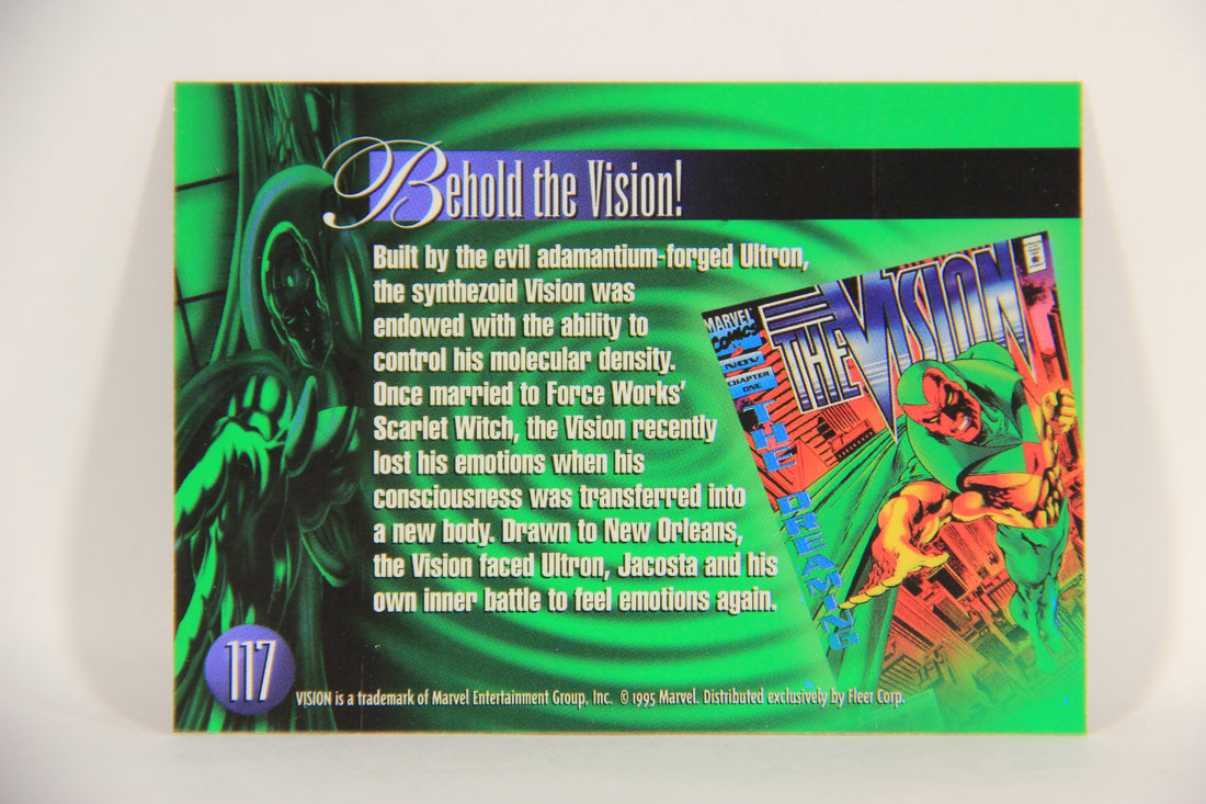 Marvel Annual 1995 Trading Card #117 Vision ENG Fleer L003520
