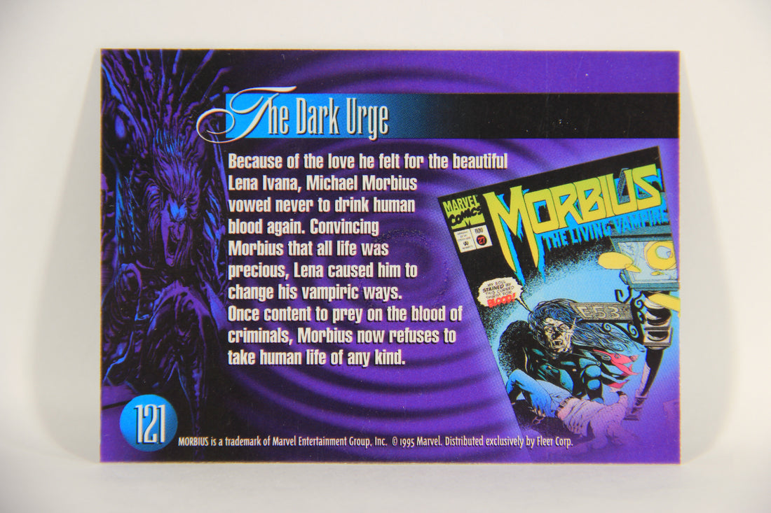 Marvel Annual 1995 Trading Card #121 Morbius ENG Fleer L003524